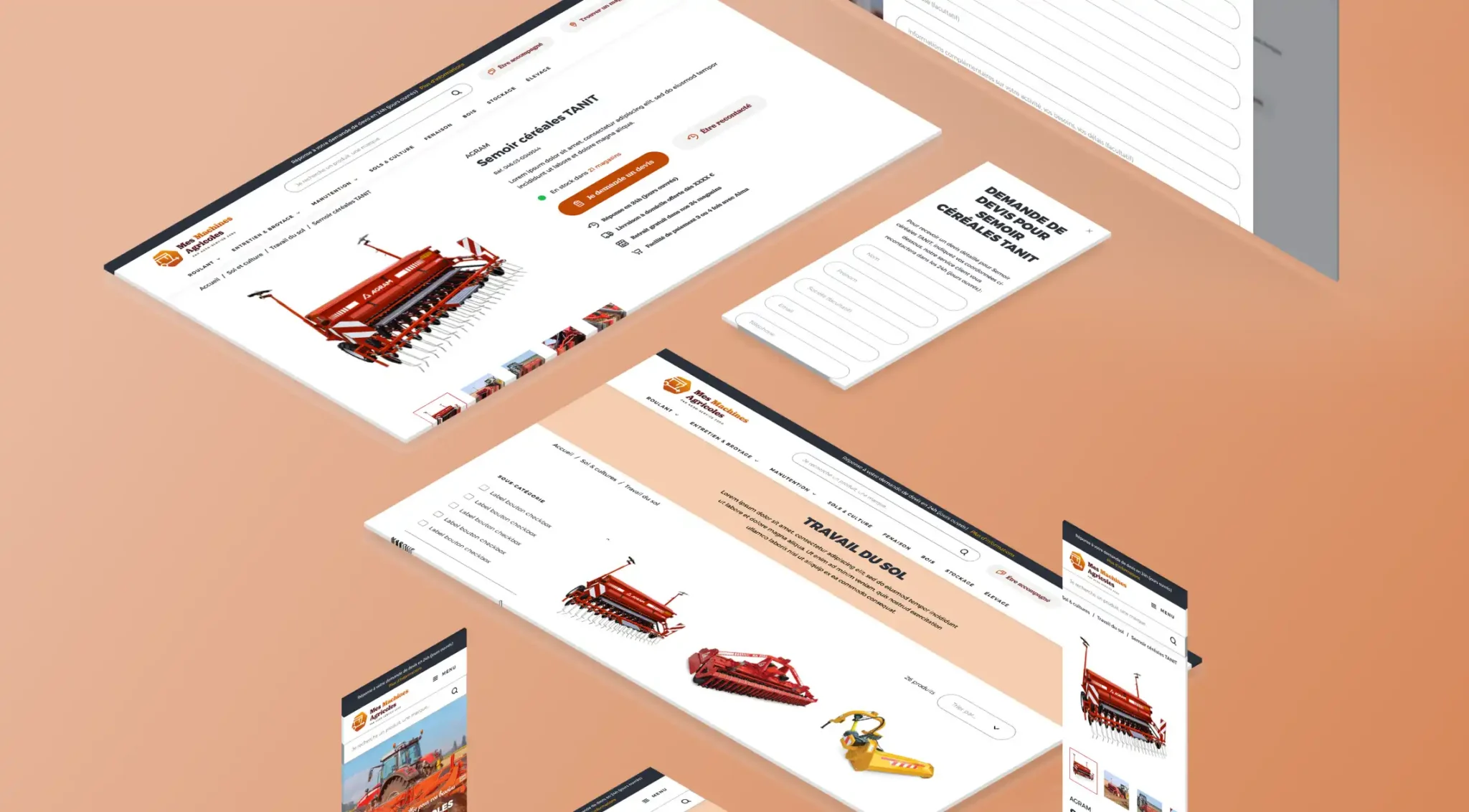 Site internet Mes Machines Agricoles