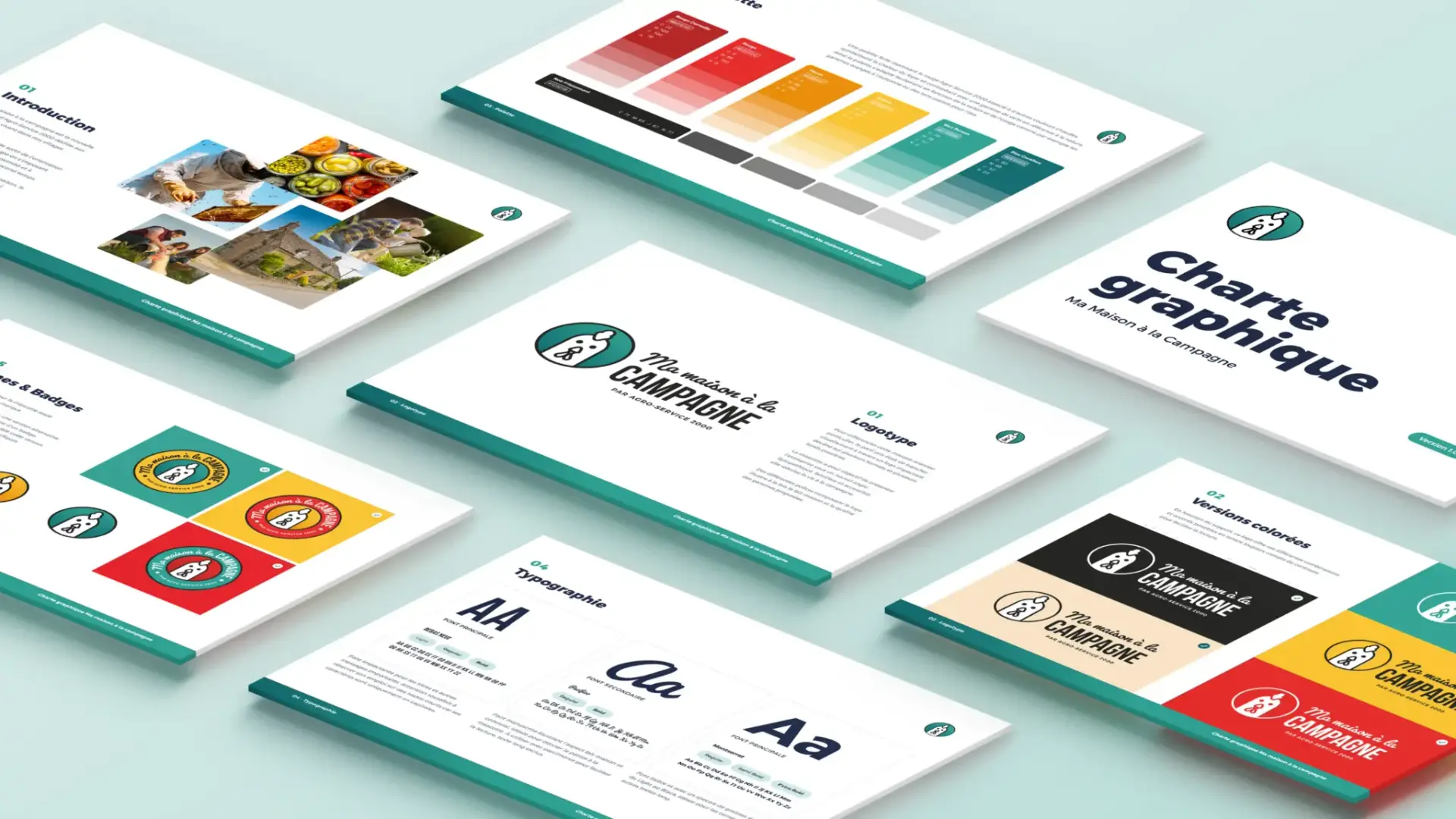 Charte graphique Ma Maison à la Campagne